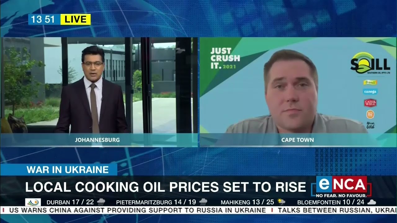 War In Ukraine | Cooking oil prices set to rise