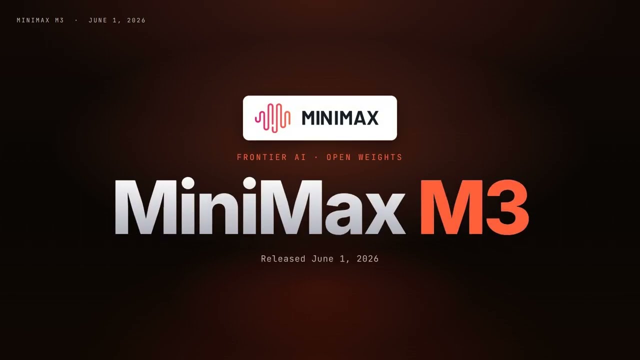 MiniMax M3 Drops: 9.7&times; Faster at 1M Tokens, Beats GPT-5.5 on Coding