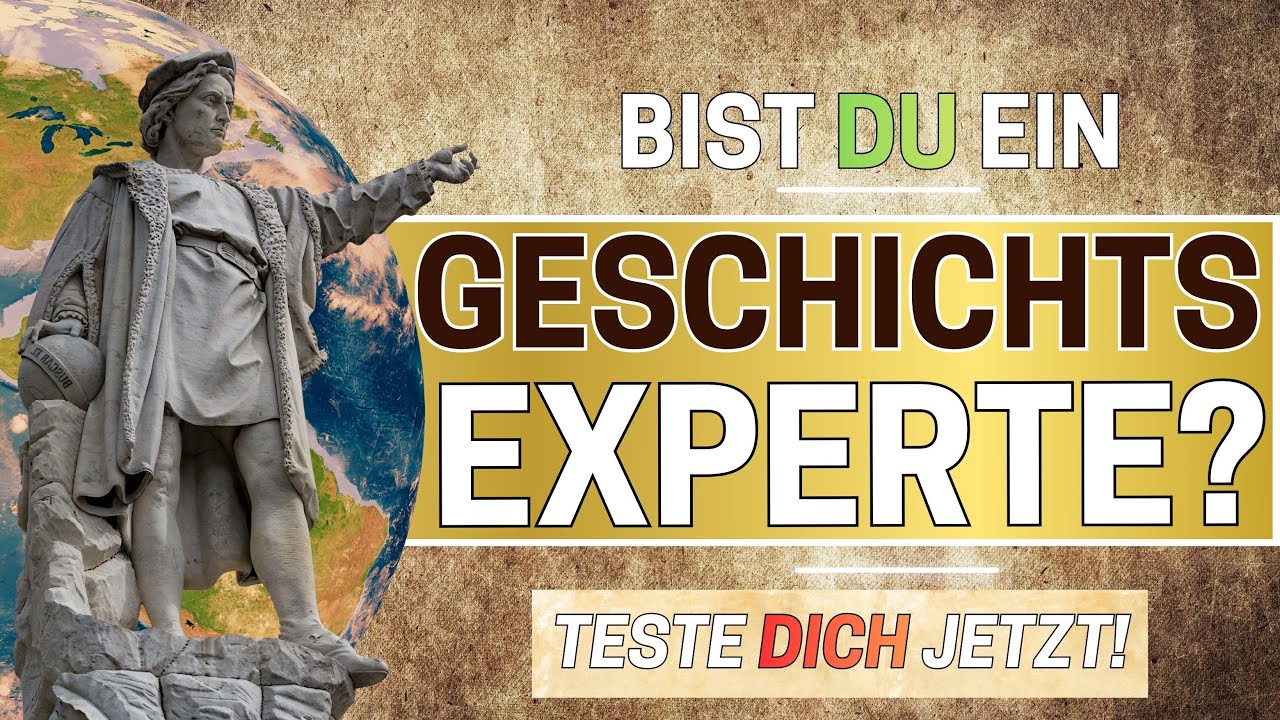Bist du ein Geschichts-Experte? | 40 spannende Fragen der Welt-Geschichte!