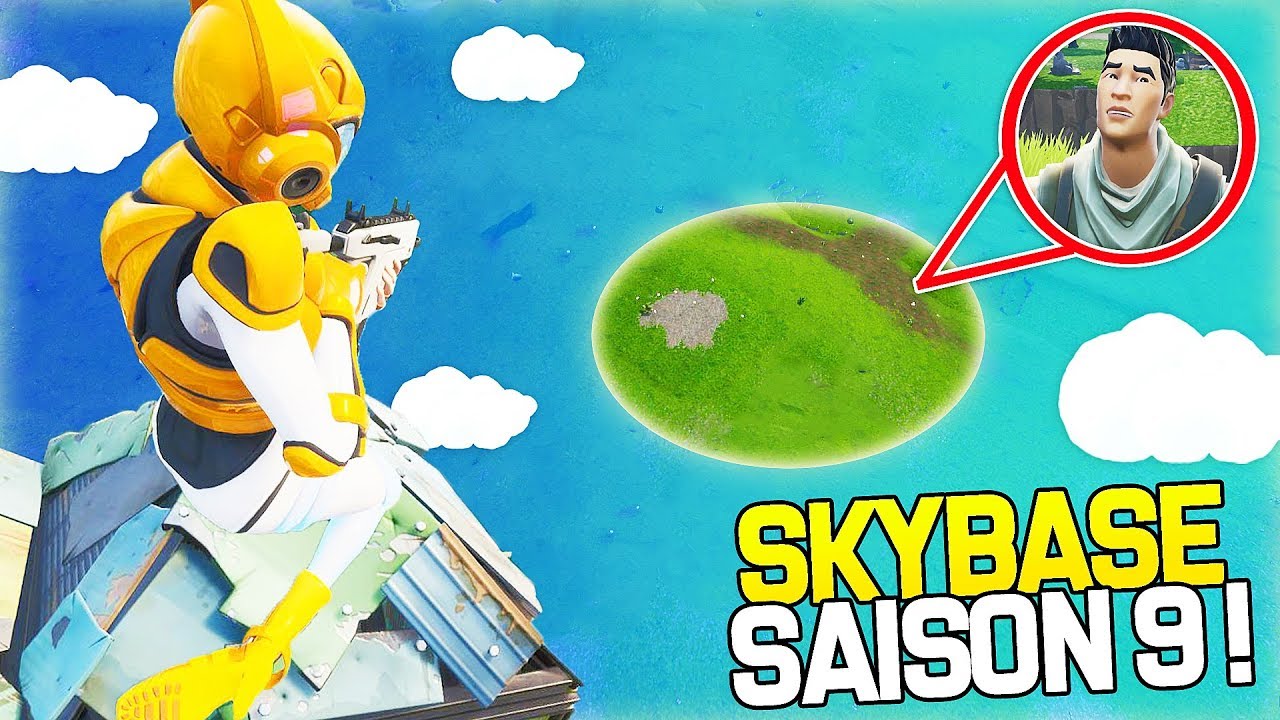 UNE SKYBASE SUR FORTNITE...EN SAISON 9 ?
