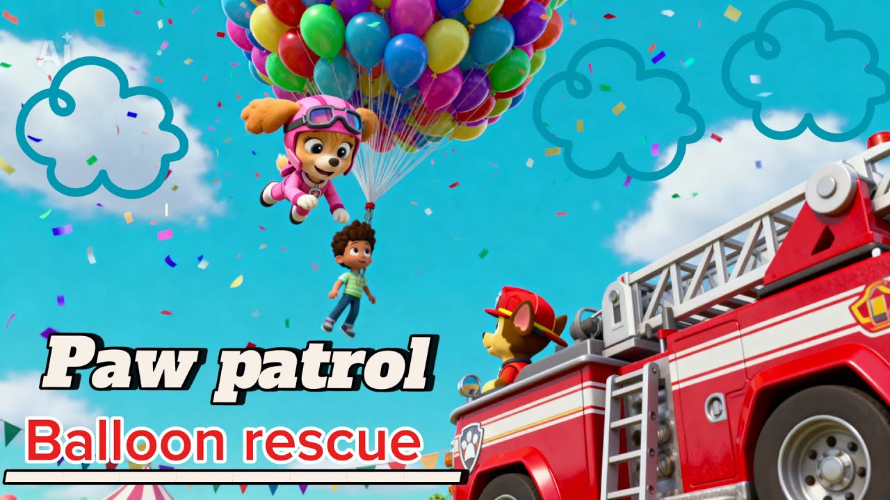 Skye and the Lost Balloon Festival 🎈 | PAW Patrol Air Rescue Story