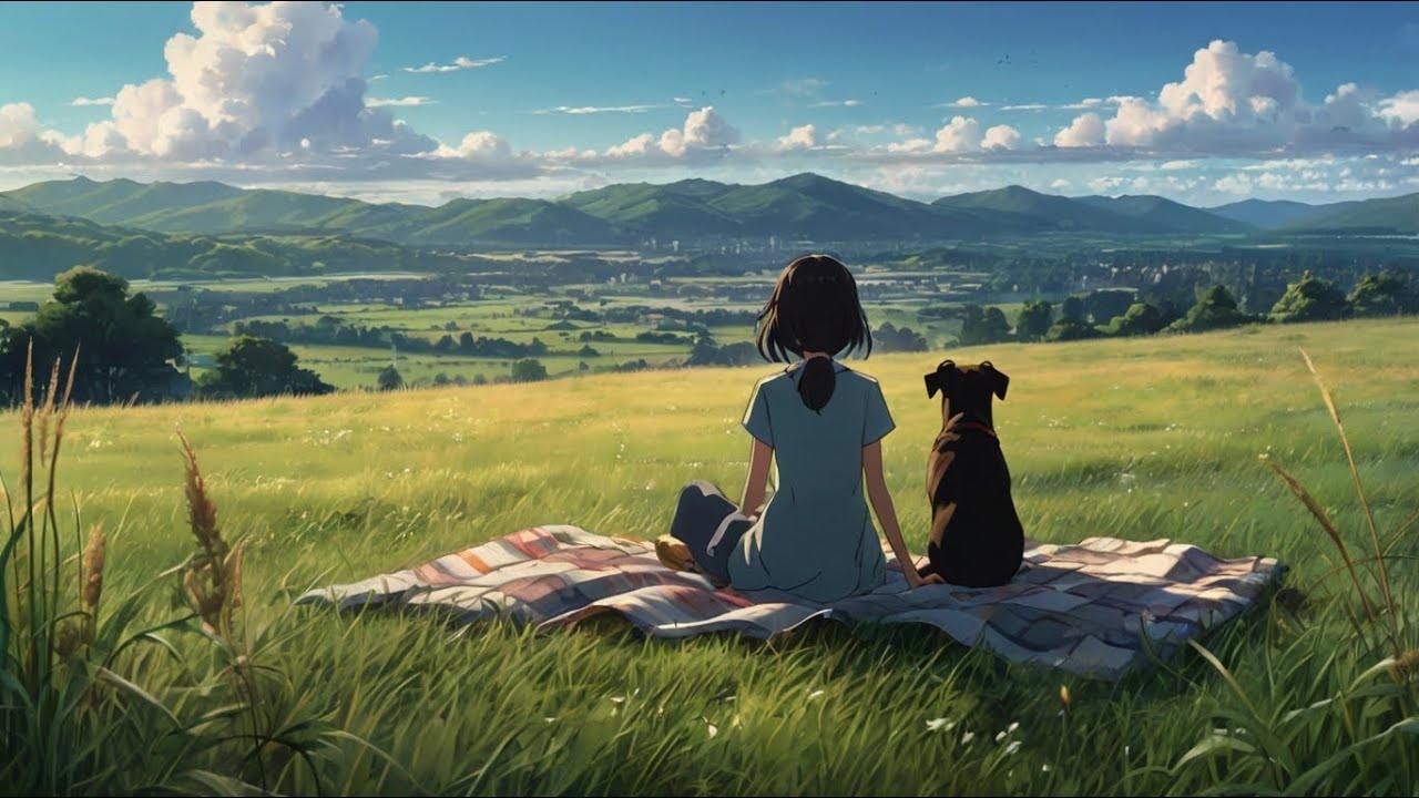 Golden Meadow Vibes 🌻 | Chill Lofi Beats for Peaceful Evenings & Sunset Dreams