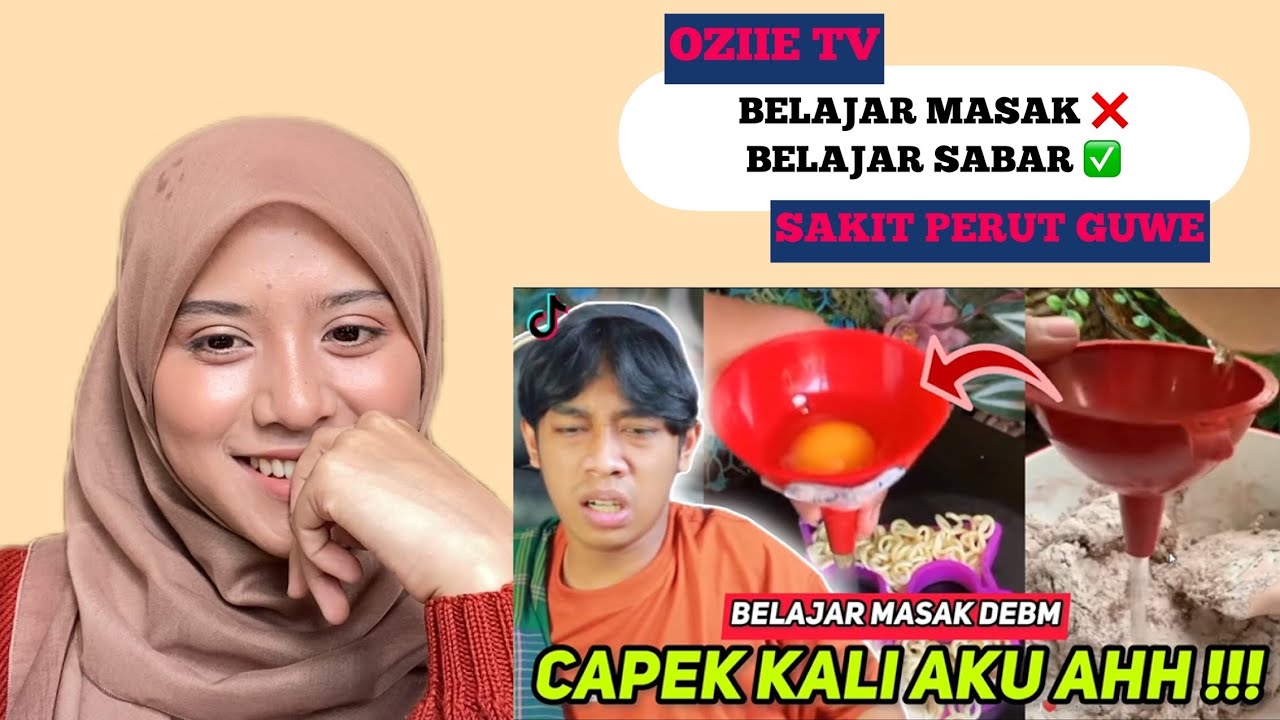 FIRST TIME REACT TO OZIIE TV RESEPI DEBM 😭 MNGPENARD NONTON ORNG NI MASAK
