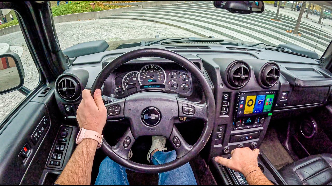2005 Hummer H2 (6.0L V8 340 hp) | POV Test Drive #2249 Joe Black