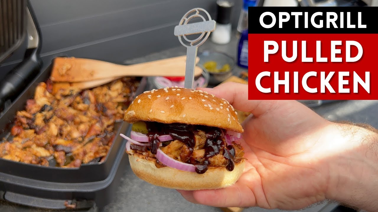 Pulled Chicken im OptiGrill