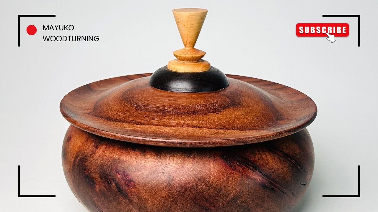 Turning Champhor Burl into a Stunning Wooden Bowl | Burl Woodturning
