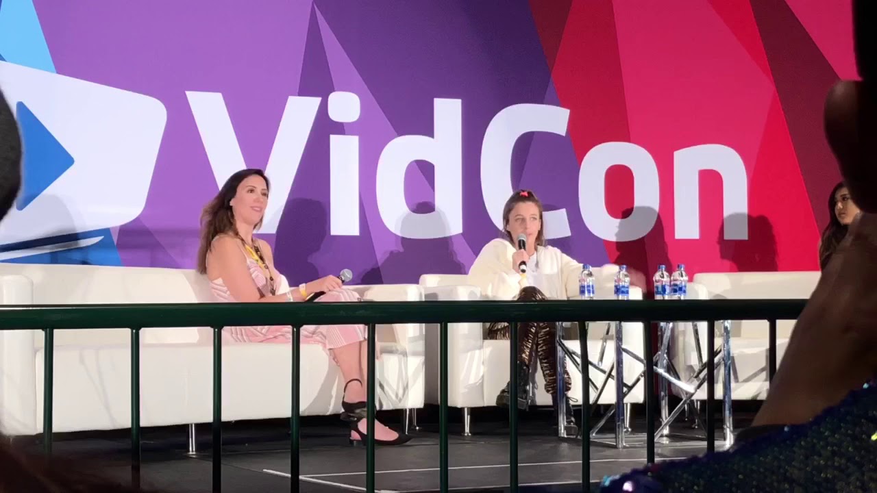 Emma Chamberlain - Expand Your Brand With Podcasts Panel - VidCon 2019