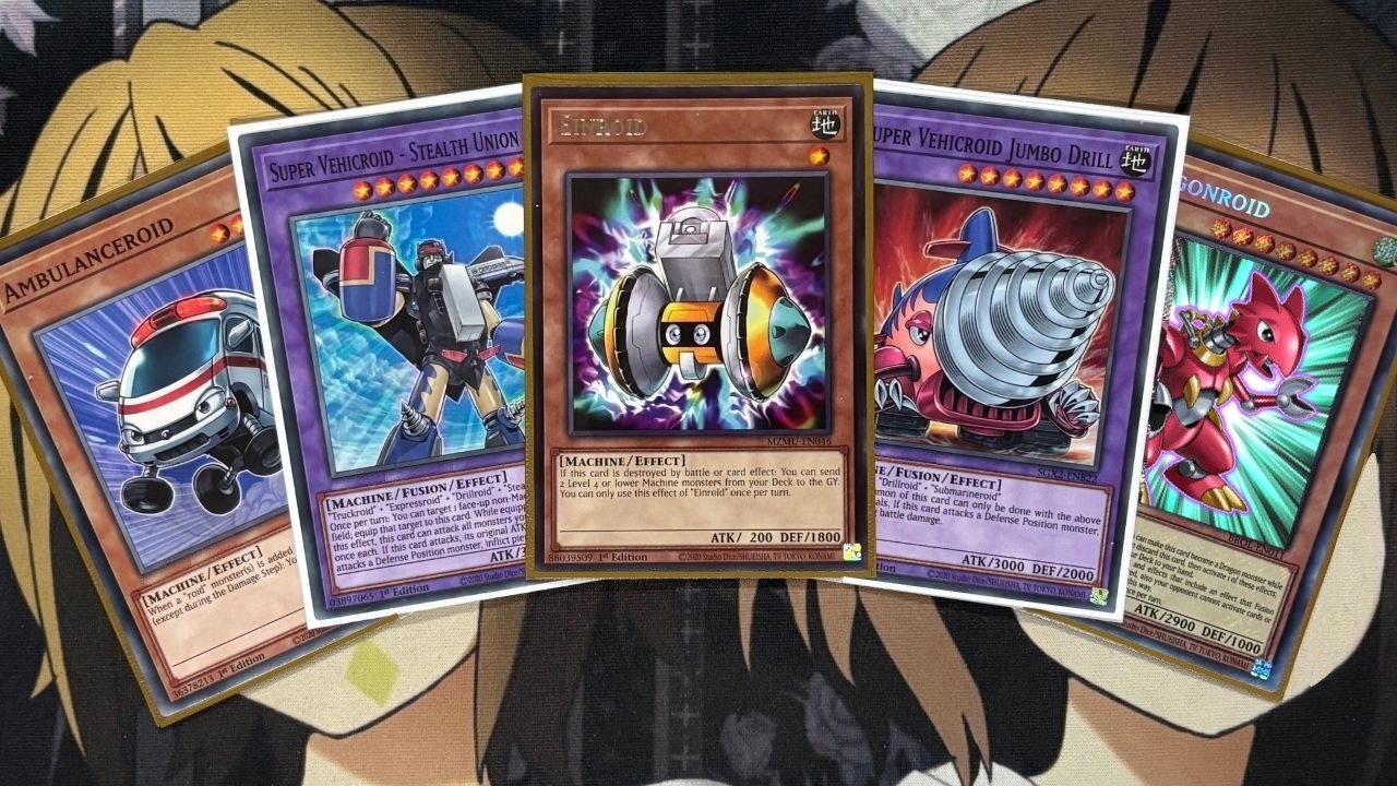 Описание моей колоды Vehicroid для Yu-Gi-Oh! после событий Maze of Muertos