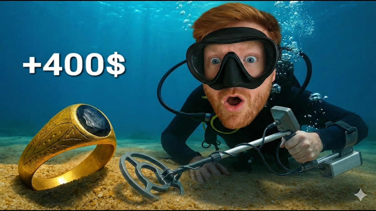 Détection de métaux sous-marine : un TRÉSOR perdu depuis des années !