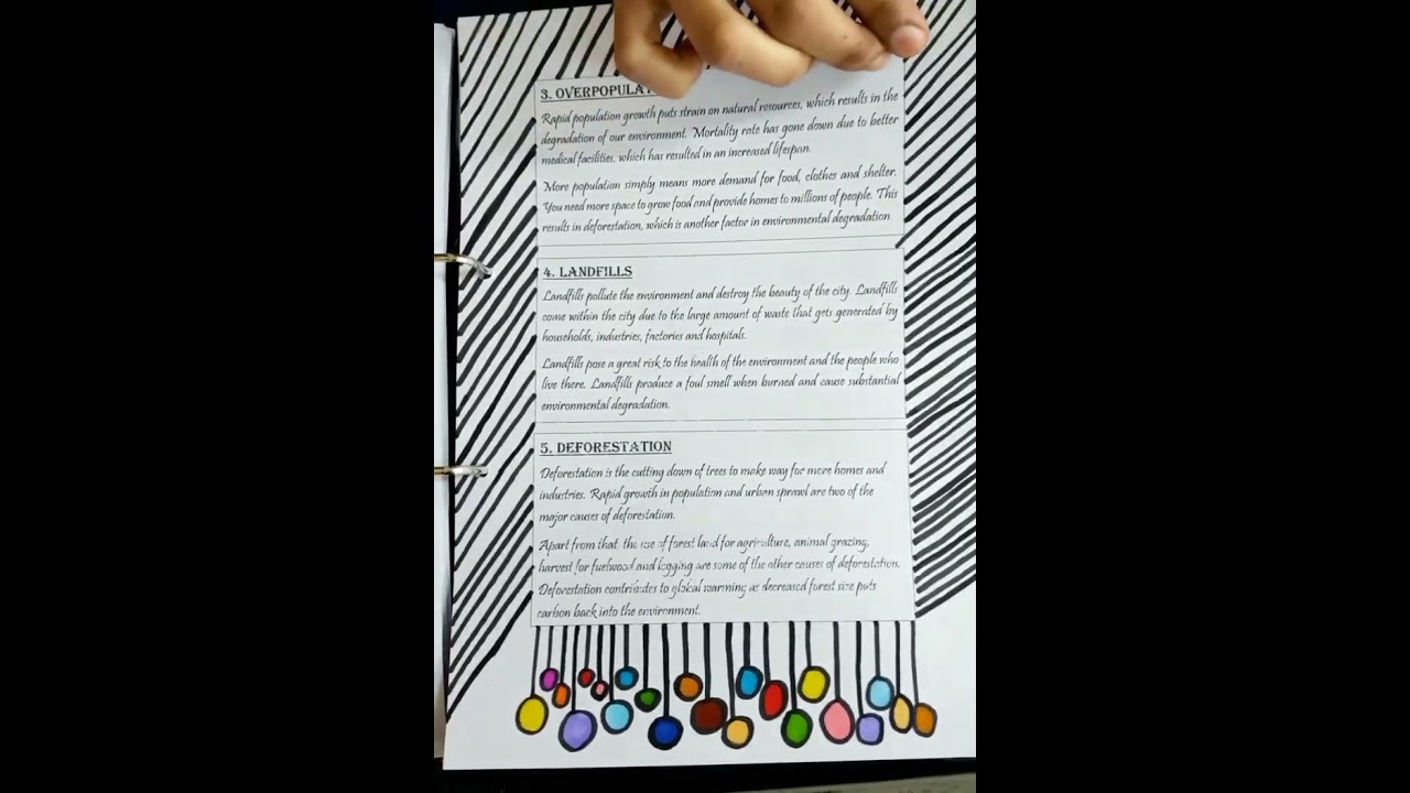 Latest English project class 12 || project on environmental degradation
