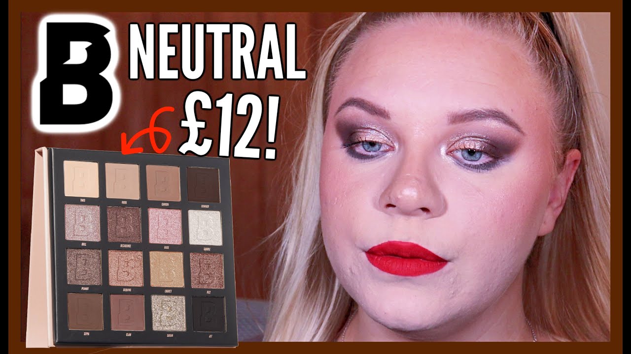 NEW BEAUTY BAY NEUTRAL EYESHADOW PALETTE | swatches, tutorial & review | makeupwithalixkate