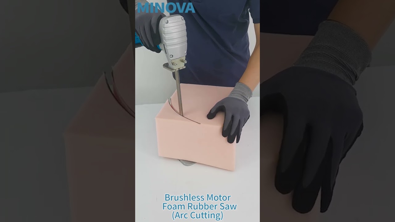 MINOVA Brushless Motor Foam Rubber Saw (Arc Cutting) #tools #foam #foamcutter