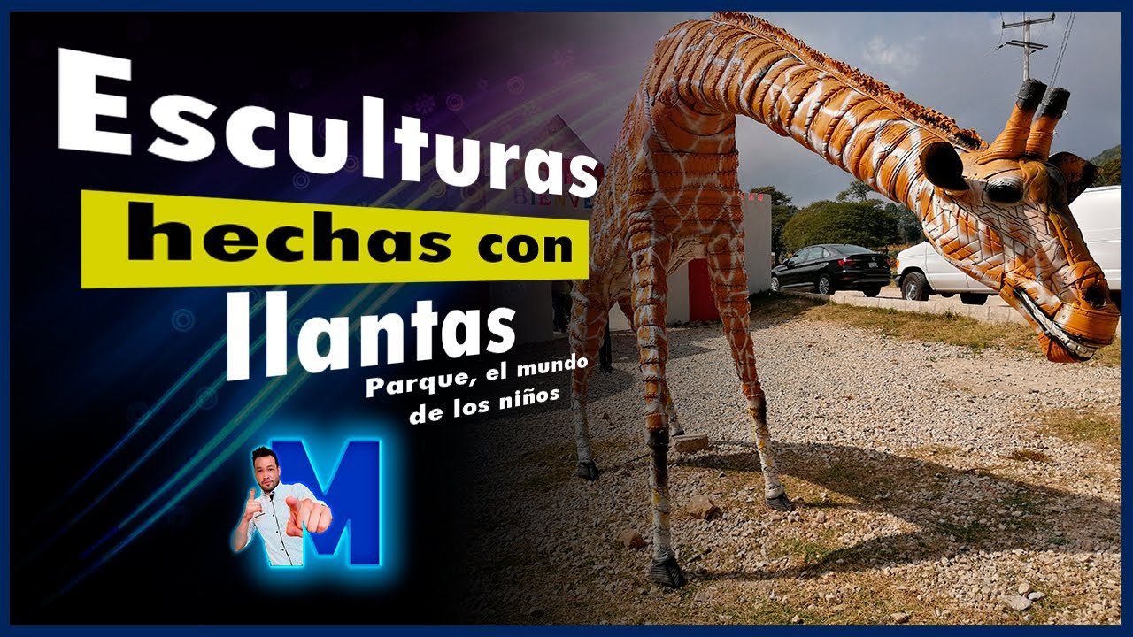 ESCULTURAS HECHAS CON LLANTAS 😮💚💚 | INCREIBLES ESCULTURAS HECHAS CON NEUMATICOS RECICLADOS