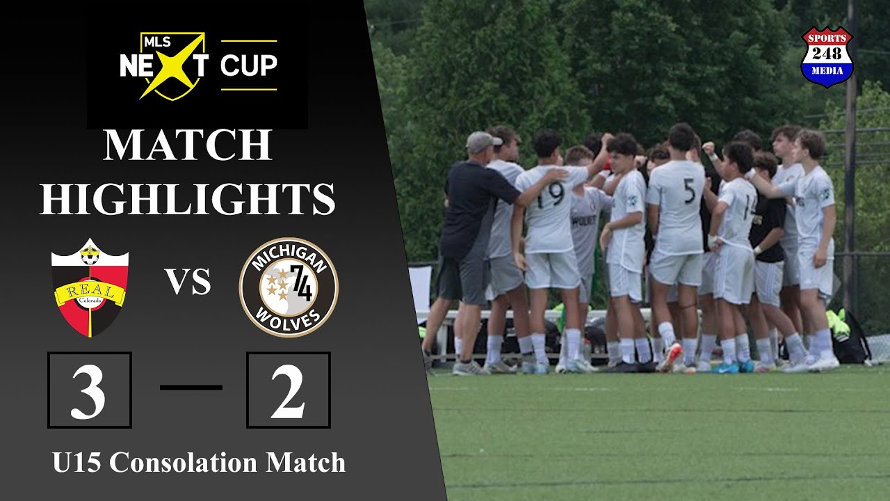 MLS Next Cup U15 Consolation Match: Real Colorado vs Michigan Wolves