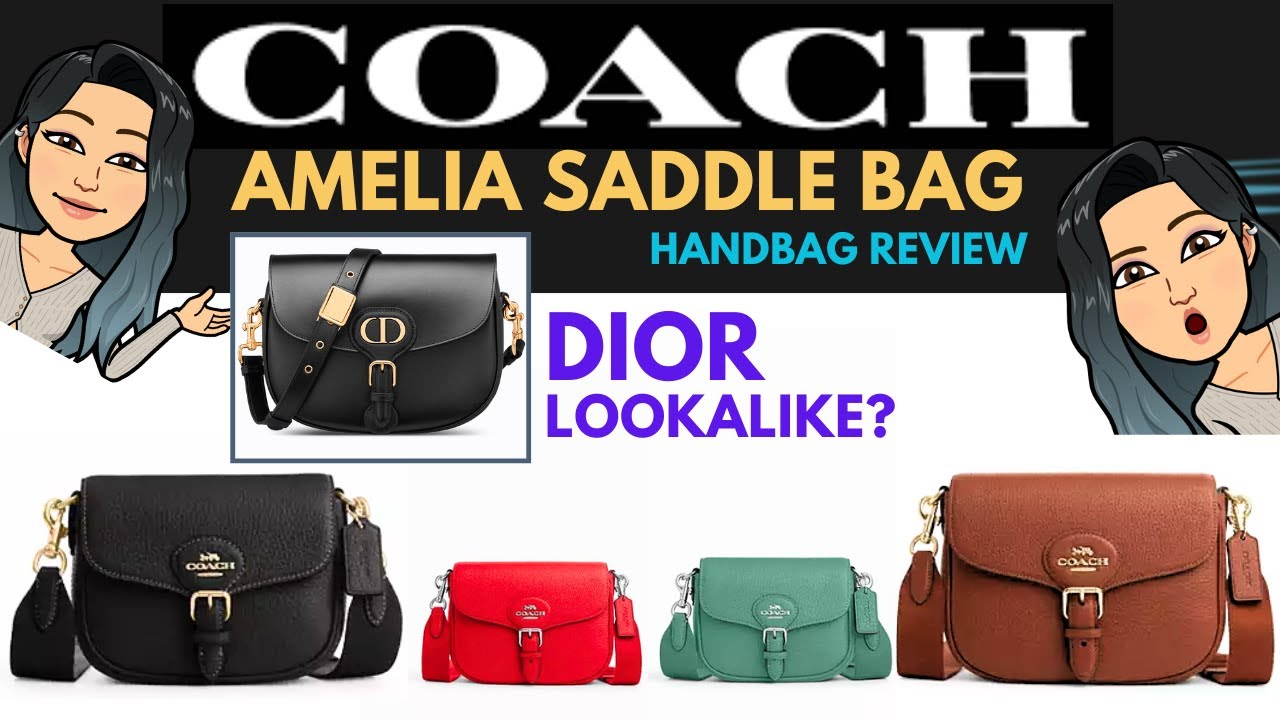 ❗❗❗COACH AMELIA SADDLE BAG REVIEW ❗❗❗ DIOR BOBBY SHOULDER BAG ALTERNATIVE DIOR BAG ALTERNATIVE