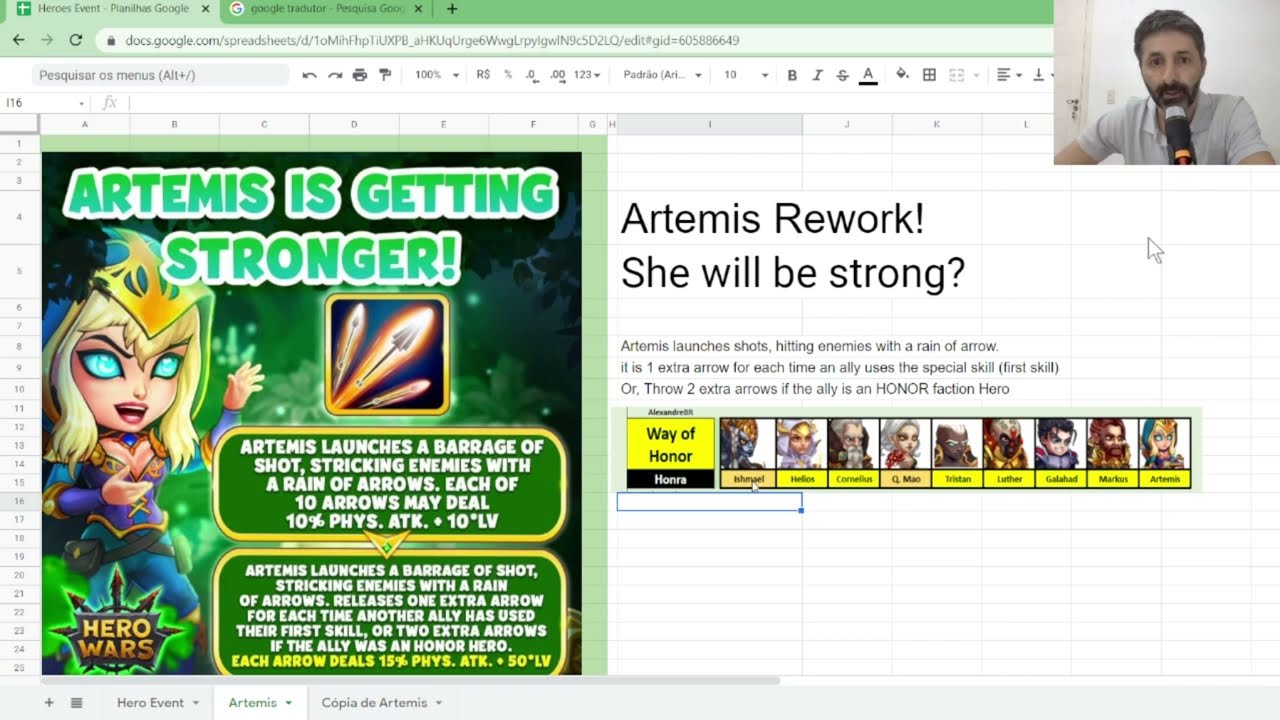 Artemis Rework!  Will she be strong? Hero Wars