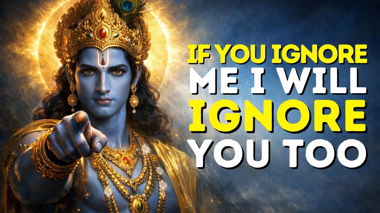 🦚 Krishna Warns: If You Ignore Me Today, I Will Step Back | What Kanha Says 108