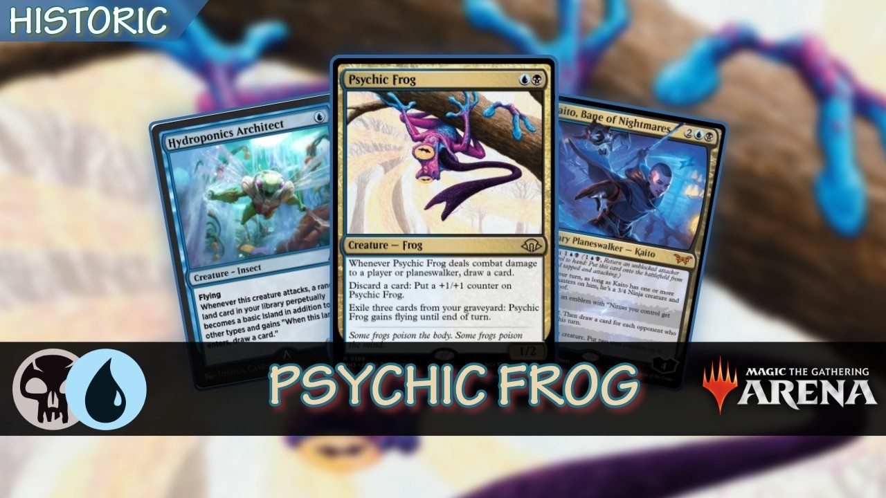 🔵⚫  Psychic Frog | Historic MTG Arena