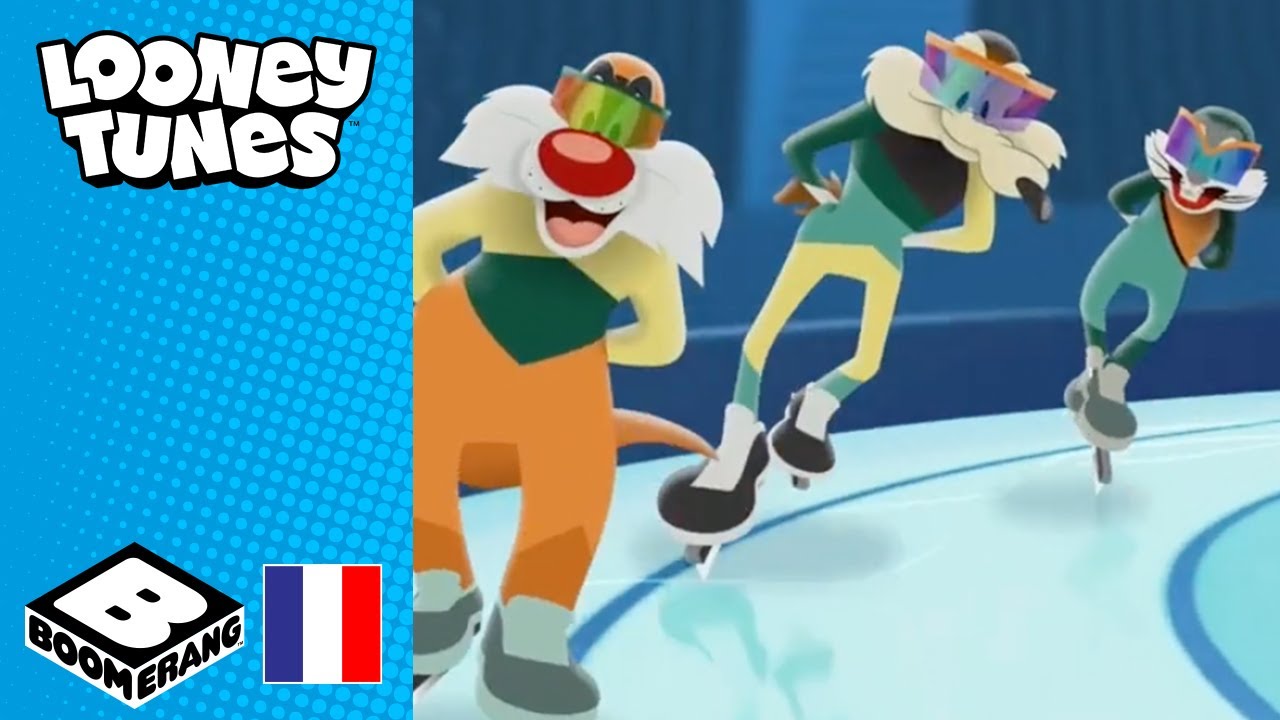 Patinage de vitesse et short track ⛸️ Looney Tunes | Le sport, c’est fastoche  | 