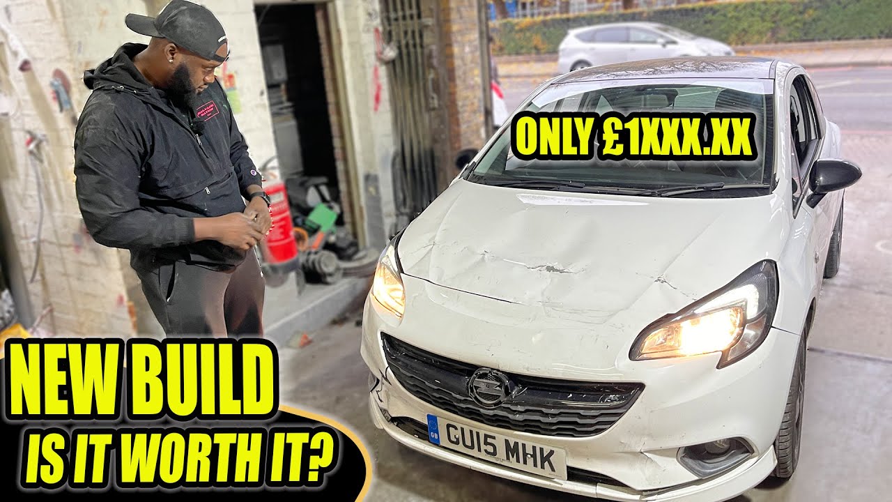 I just bought a wrecked 2015 Vauxhall Corsa E for a RIDICULOUSLY LOW PRICE from Copart Auctions.