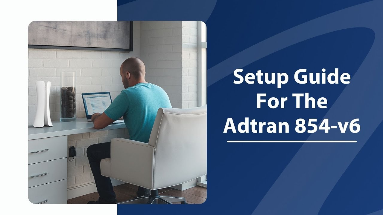 Setup Guide for the Adtran 854-v6 Router