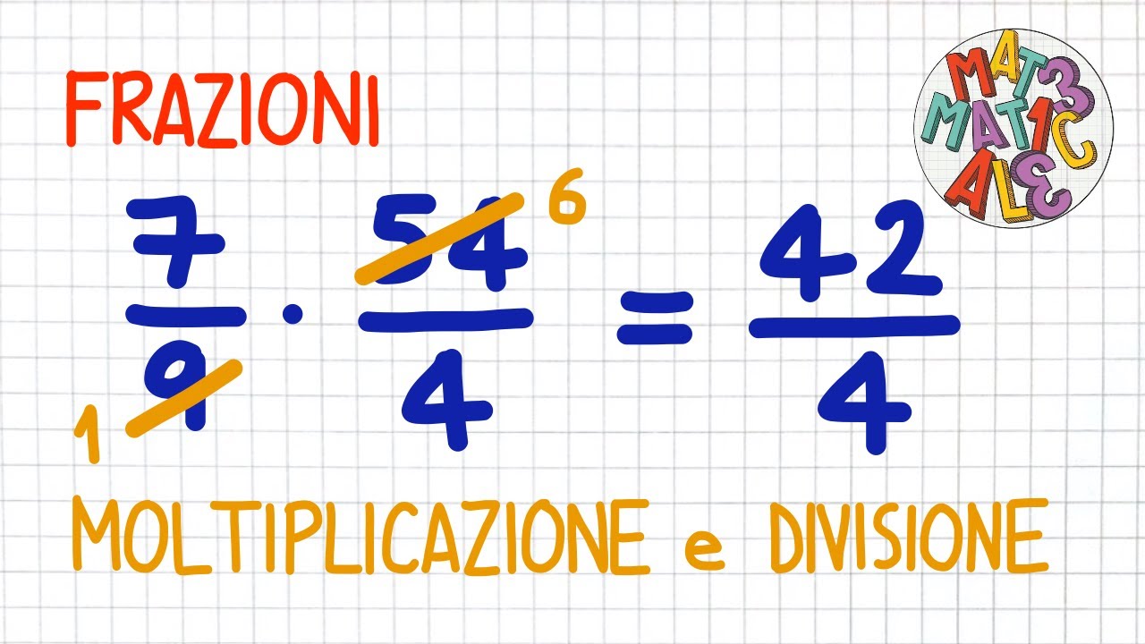 FRAZIONI moltiplicazione e divisione _ FR20