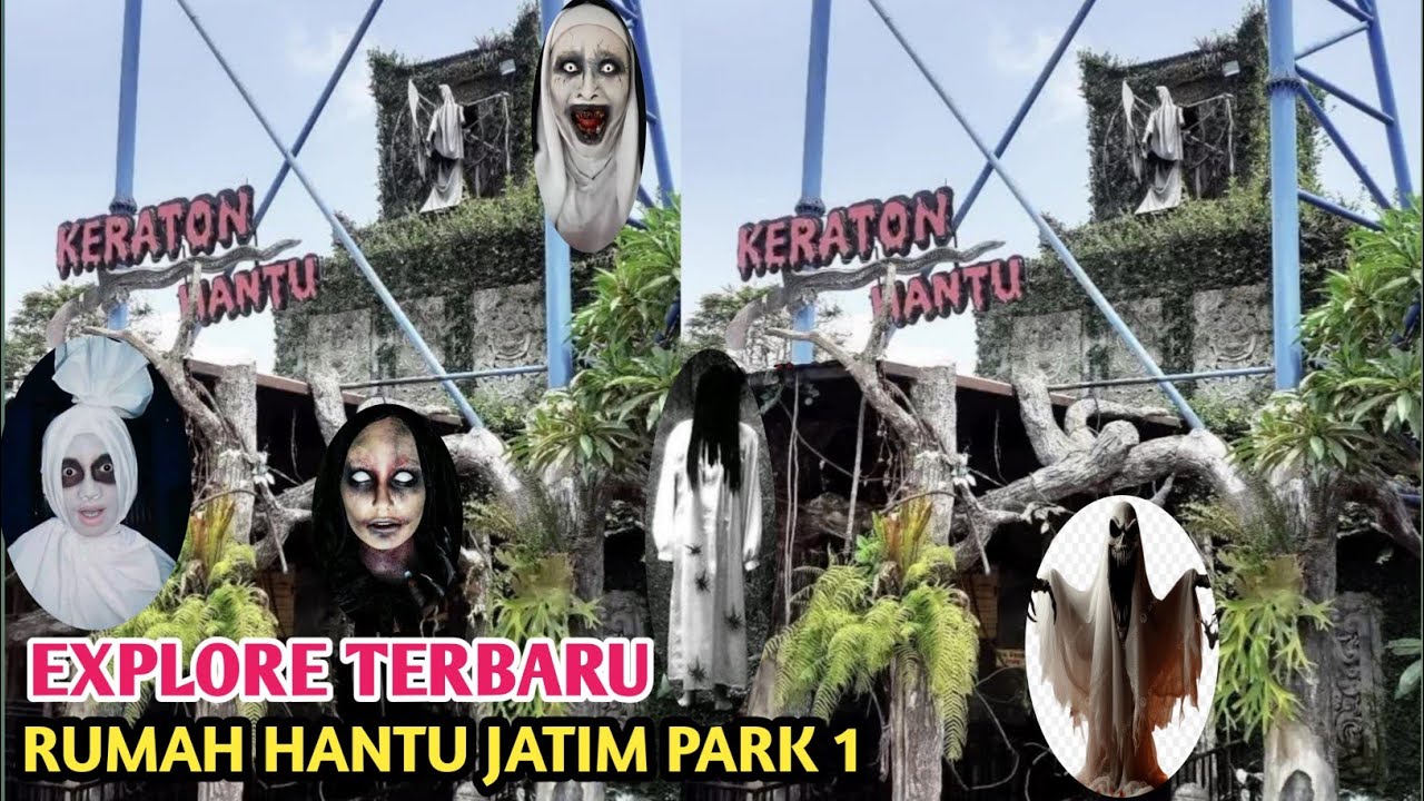WAHANA RUMAH HANTU JATIM PARK 1 SANGAT SEREM BEDA DARI YANG LAIN 