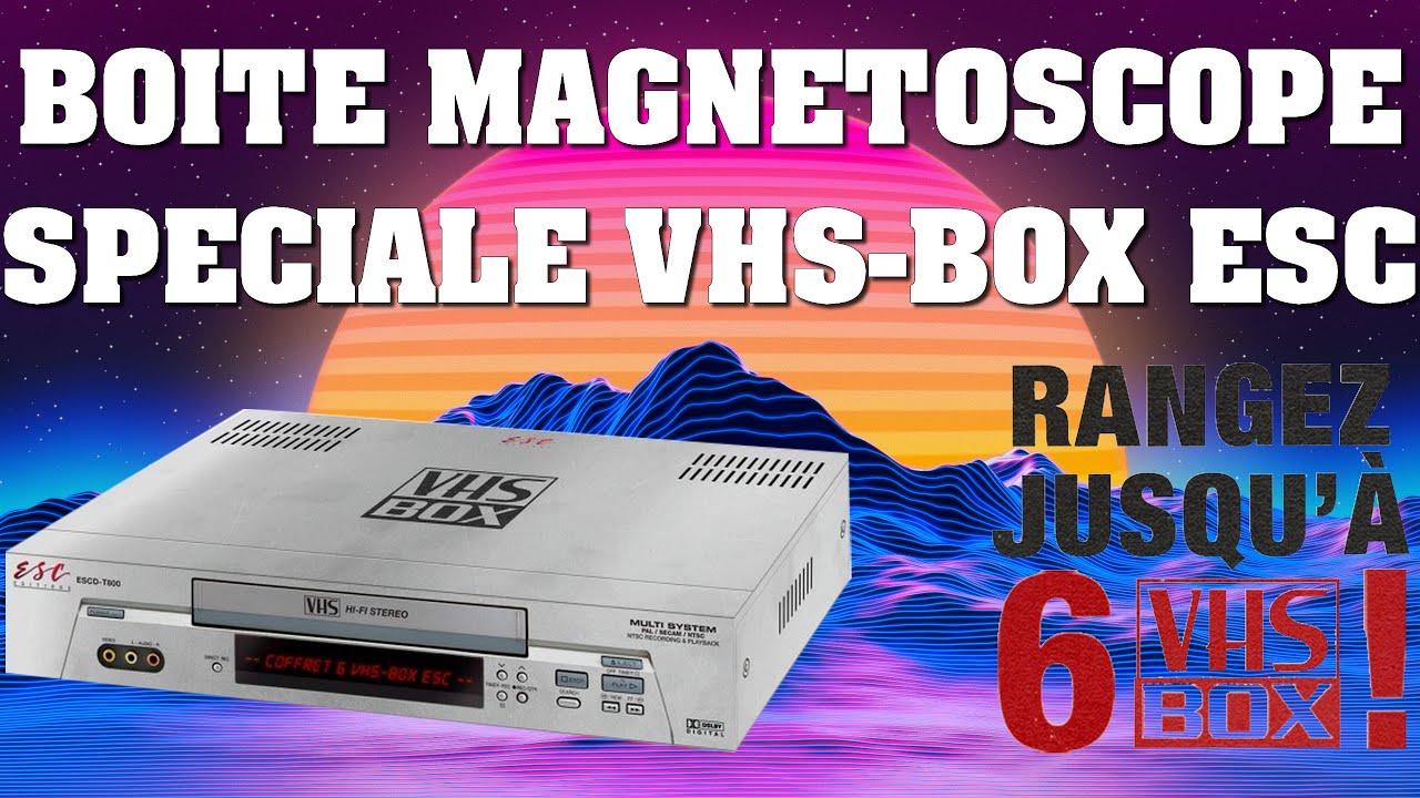 MAGNETOSCOPE VHS-BOX ESC UNBOXING