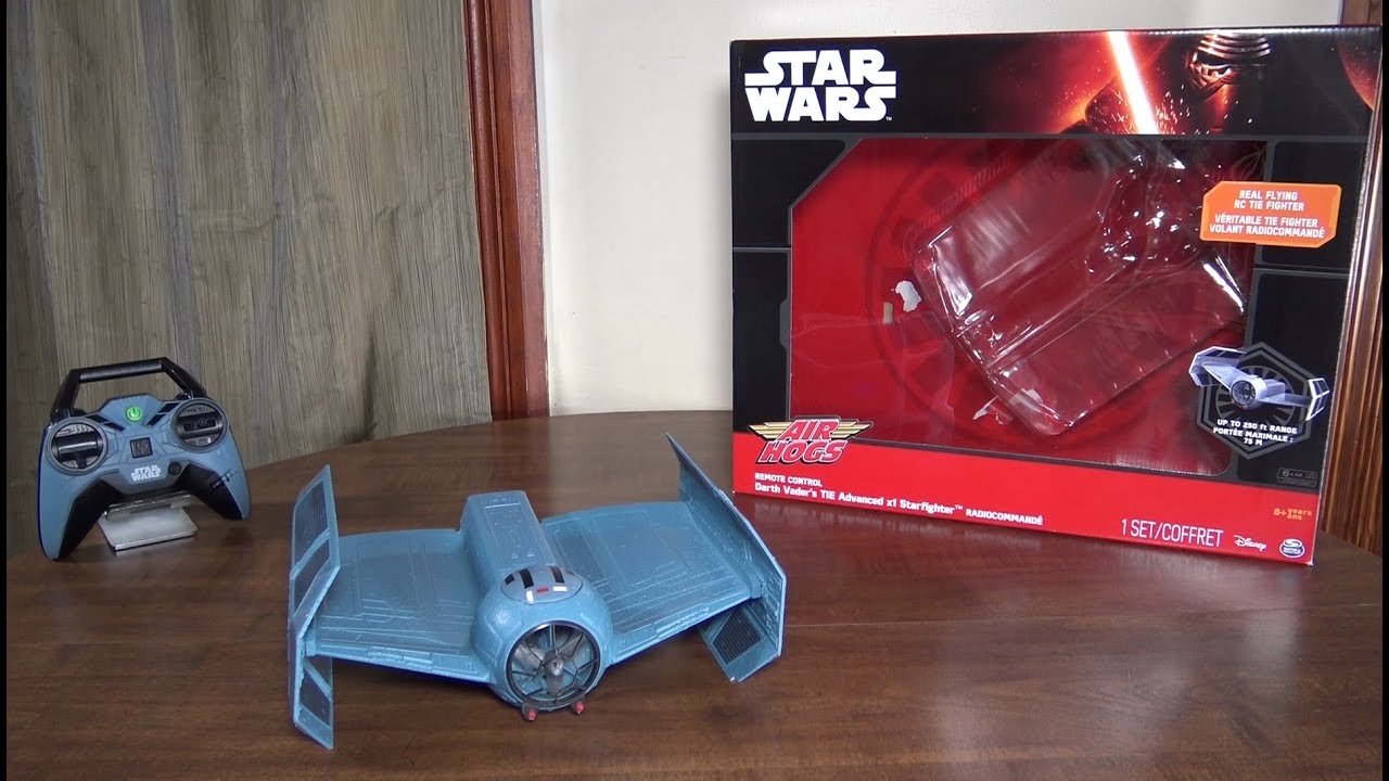 Air Hogs - Star Wars Darth Vader's TIE Advanced x1 Starfighter - Review and Flight