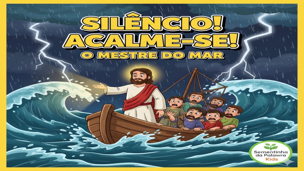 ⛈️ JESUS ACALMA A TEMPESTADE! | O Milagre no Barco | S P K