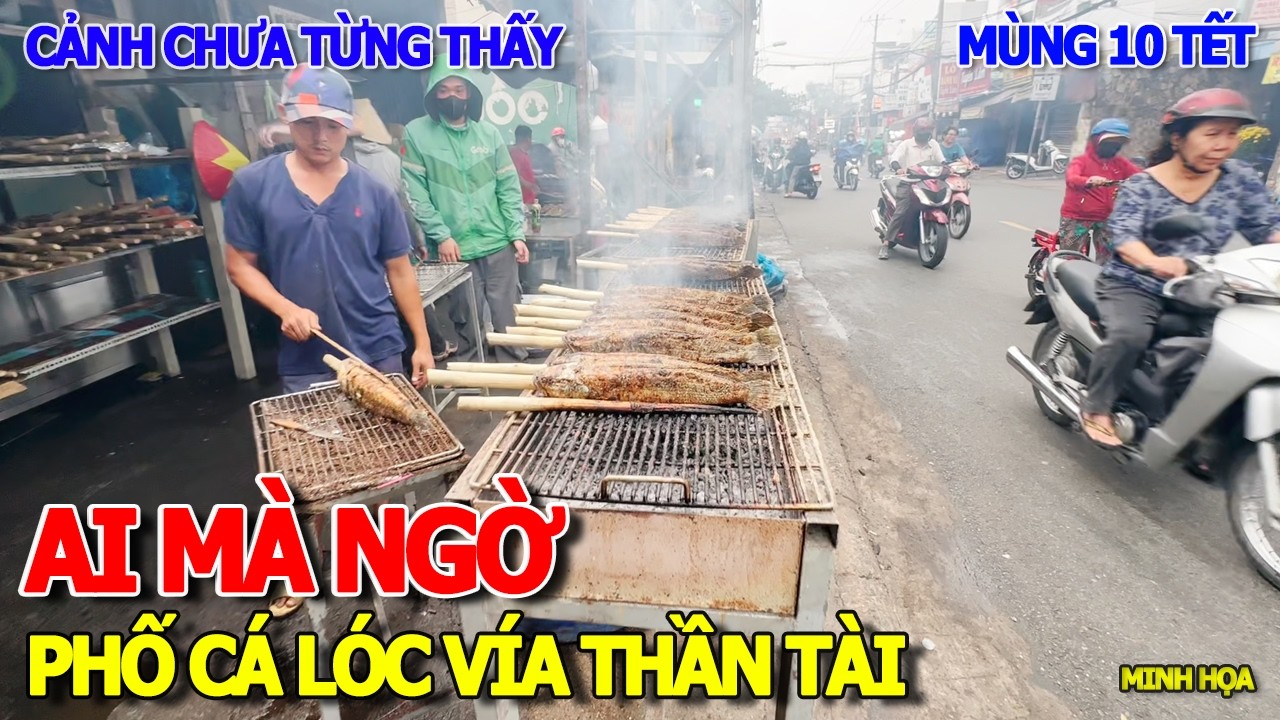 THẢM CẢNH CHƯA TỪNG THẤY - PHỐ CÁ LÓC NƯỚNG VÍA THẦN TÀI MÙNG 10 TẾT VẮNG KHÁCH Ế ẨM CHIỀU MƯA