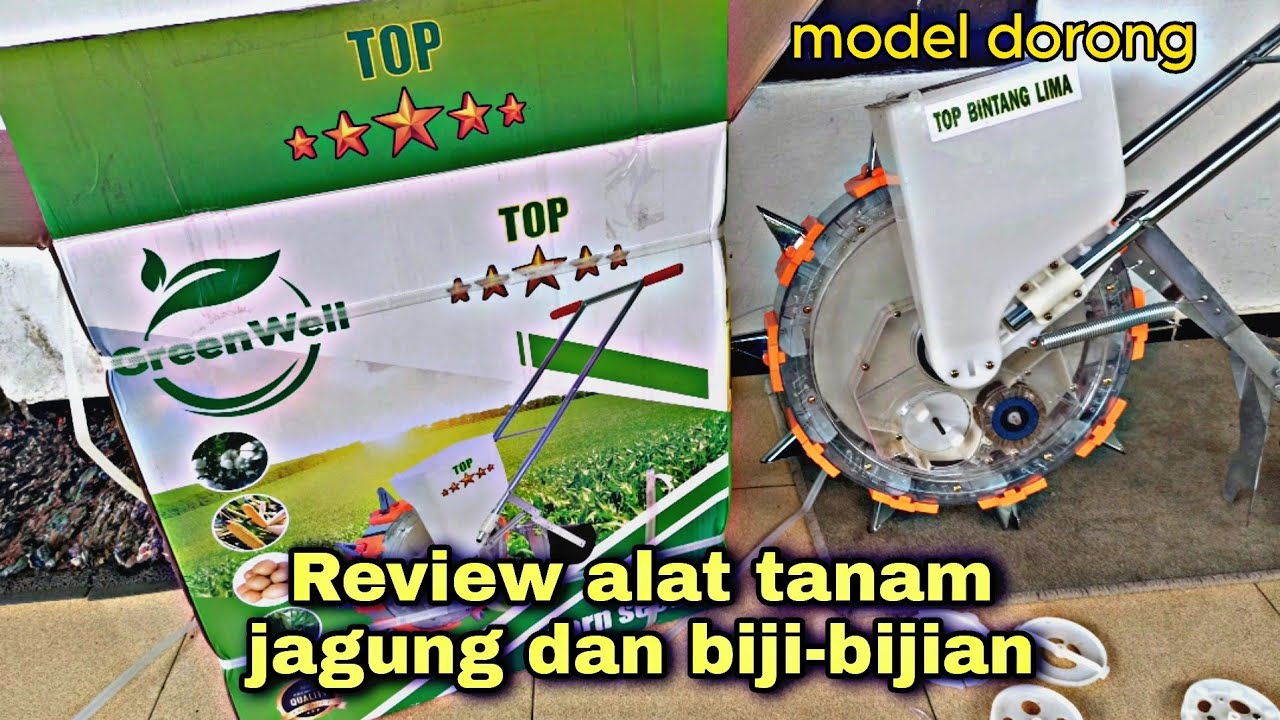 Review alat tanam jagung dorong