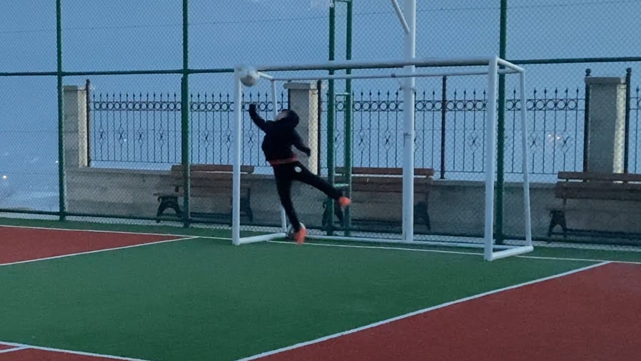 BUZ GİBİ HAVADA TOP OYNADIK 😊⚽🥅