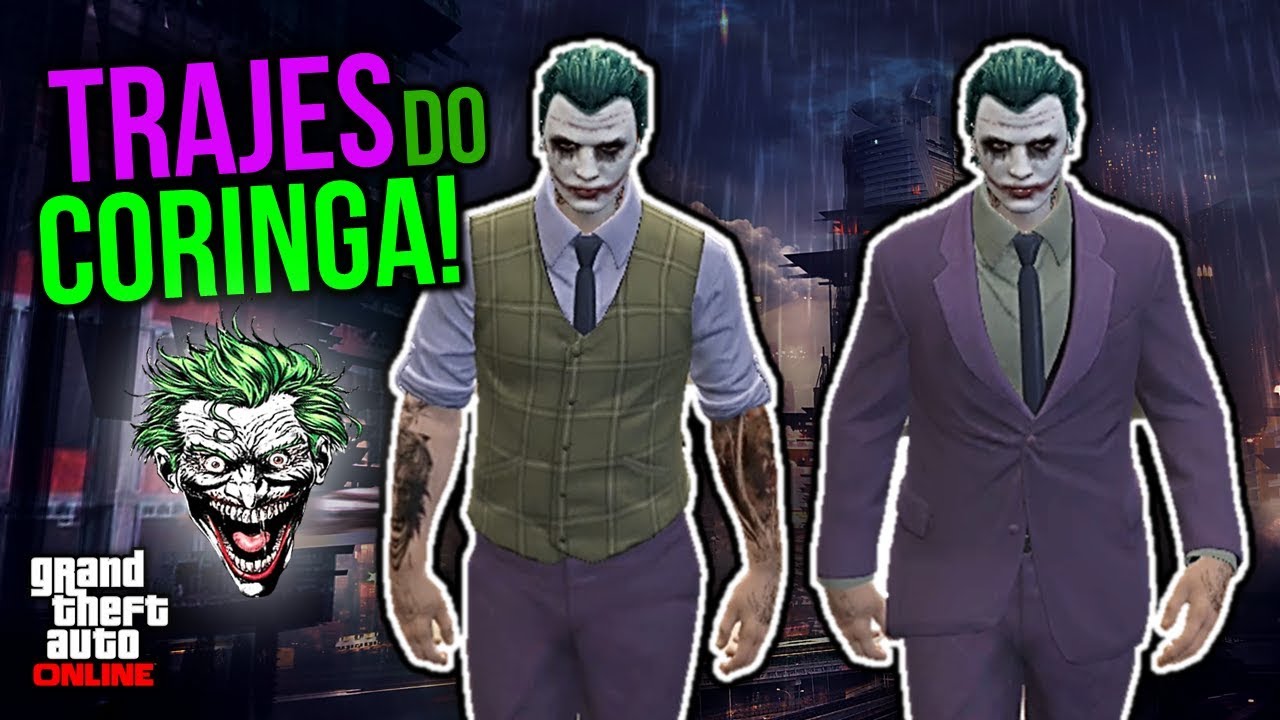 TRAJES DO CORINGA!!! JOKER OUTFITS (GTA Online - Halloween)