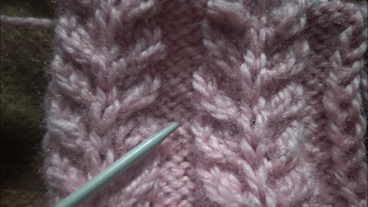 beautiful tree design pattern completed in 3 rows/easy and beautiful/