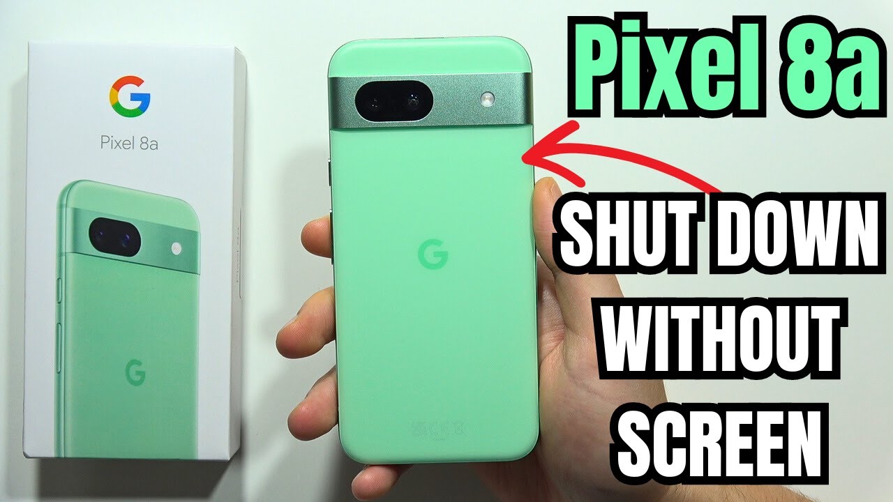 Google Pixel 8a: Turn Off without Using Screen #pixel8a