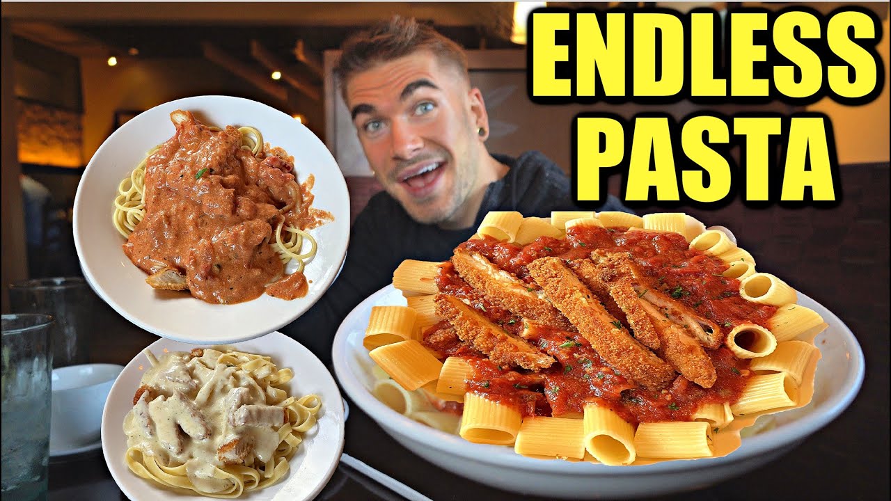 «БЕСКОНЕЧНАЯ ПАСТА» от Olive Garden: ЧЕЛЛЕНДЖ ПО ПОЕДАНИЮ | Знаменитая БЕСКОНЕЧНАЯ МИСКА ПАСТЫ пр...