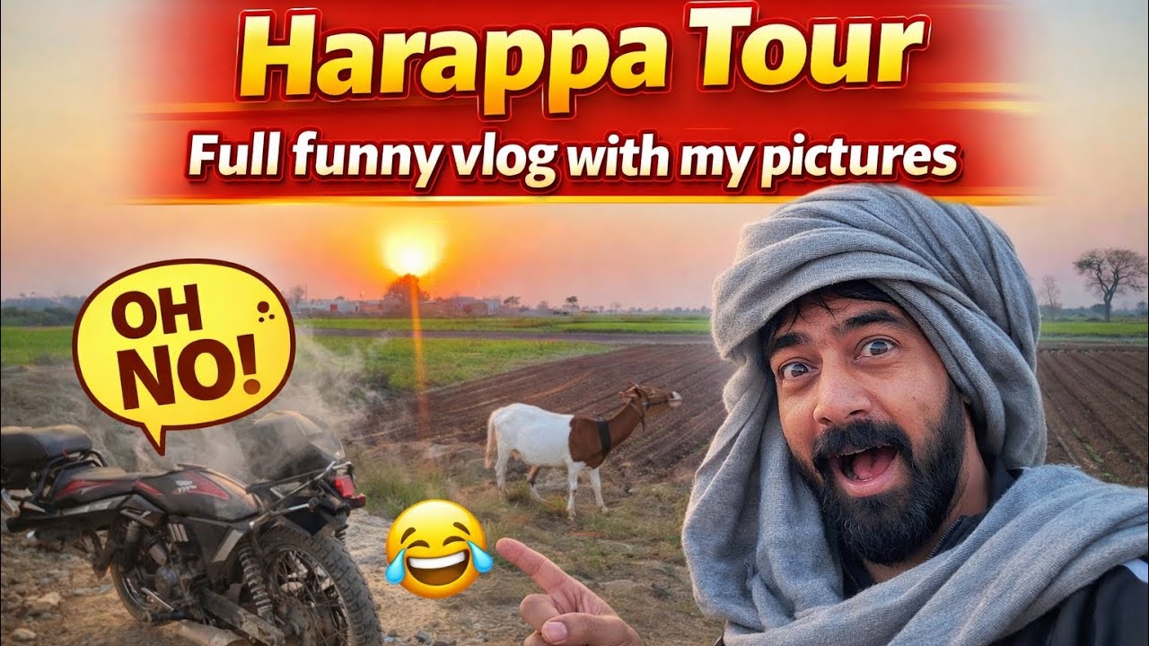 Harappa Tour,Aaj Hum Harappa se Wapsi par chota sa Funny Vlog #funnyvlog 