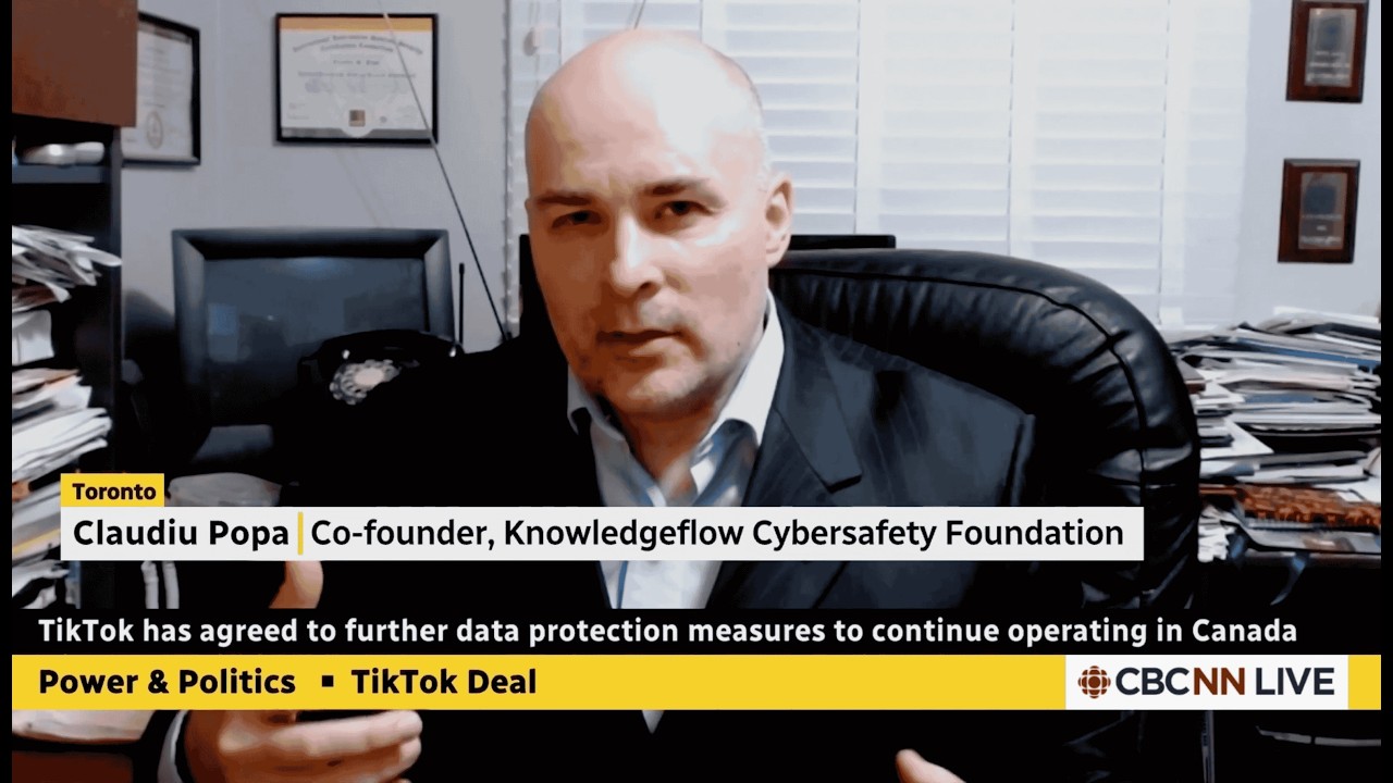 Cybersecurity Expert Claudiu Popa Explains TikTok's new privacy requirements on CBC Power & Politics