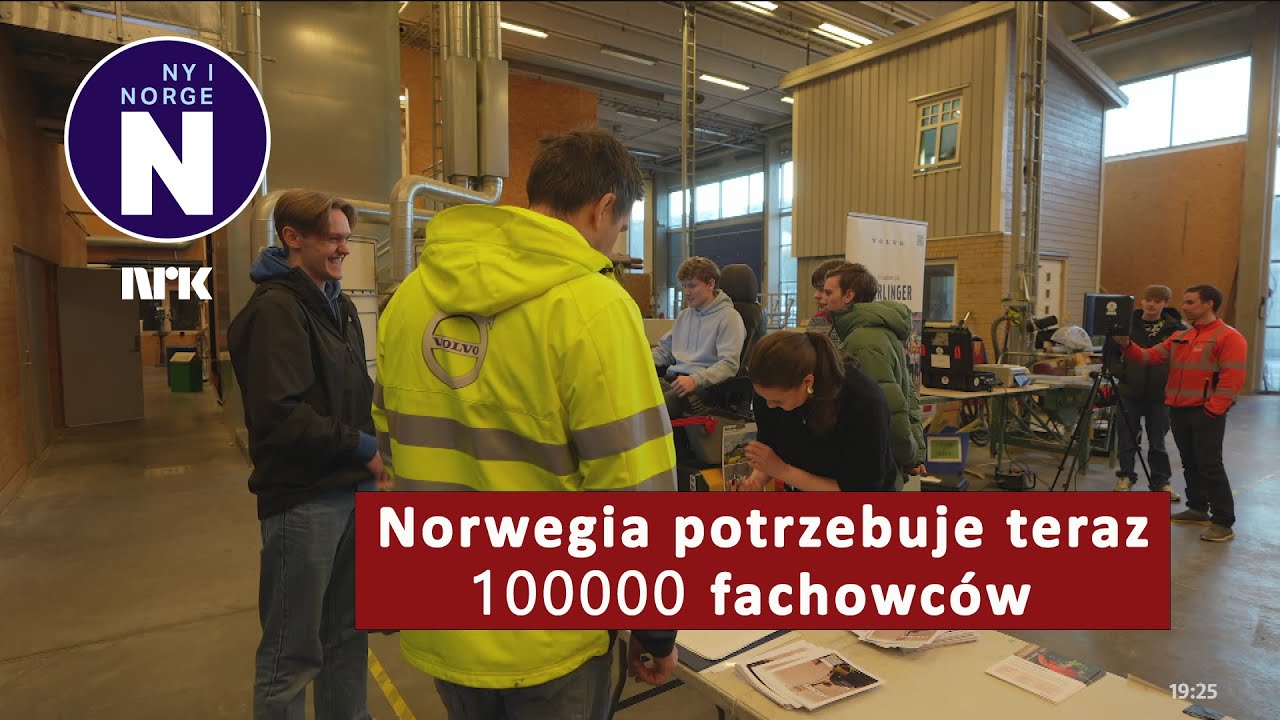 Norwegia potrzebuje 100 000 fachowców    Norge trenger 100 000 fagfolk