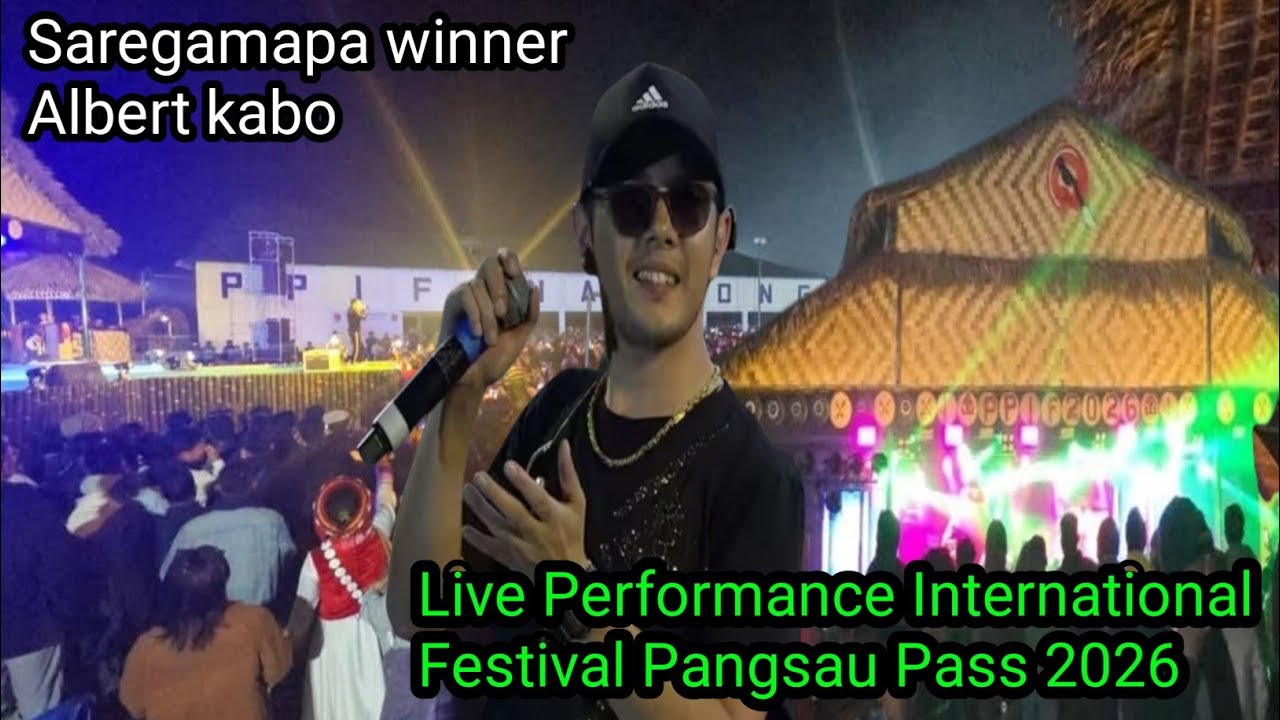 Pangsau International Festival Nampong Live Performance Albert Kabo Lepcha 2026