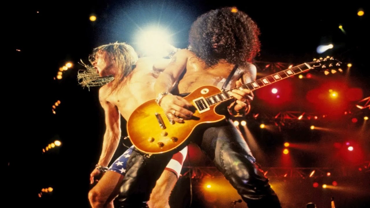 Guns N' Roses - Bad Obsession (GUITAR BACKING TRACK  w/VOICE)