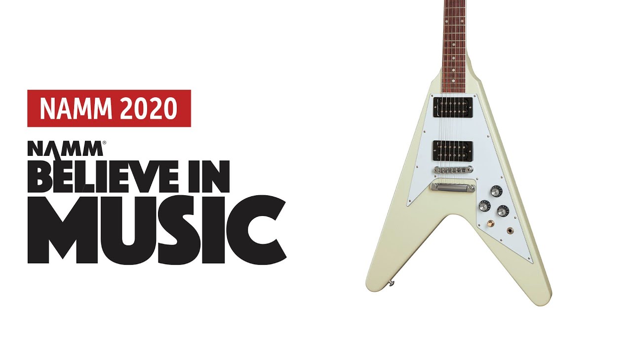 NAMM 2020: Gibson Original Series 70s Flying V - Sound Demo (no talking)
