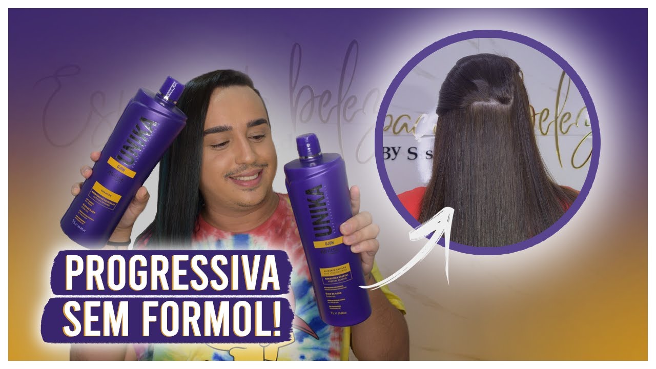 PROGRESSIVA SEM FORMOL QUE ALISA QUALQUER CABELO / UNIKA AGILISE COSMÉTICOS