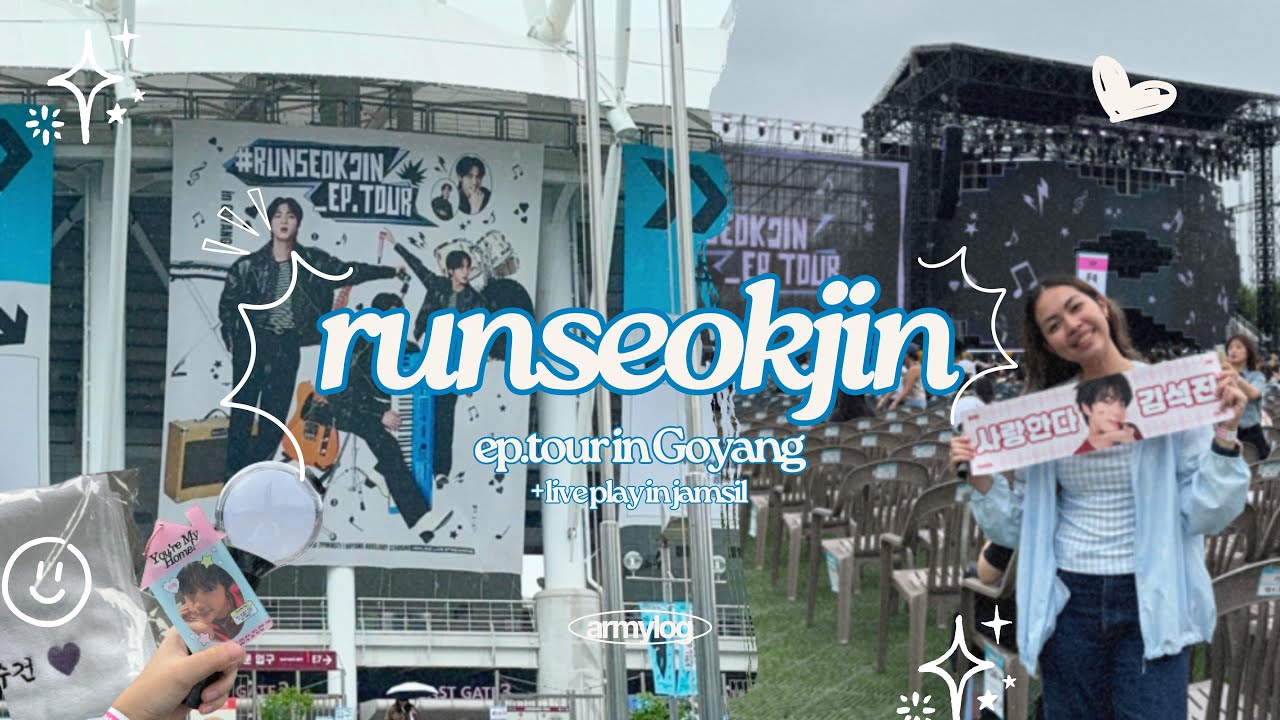 armylog ౨ৎ 250628 run seokjin ep tour in goyang, solo travel in south korea, live play in jamsil