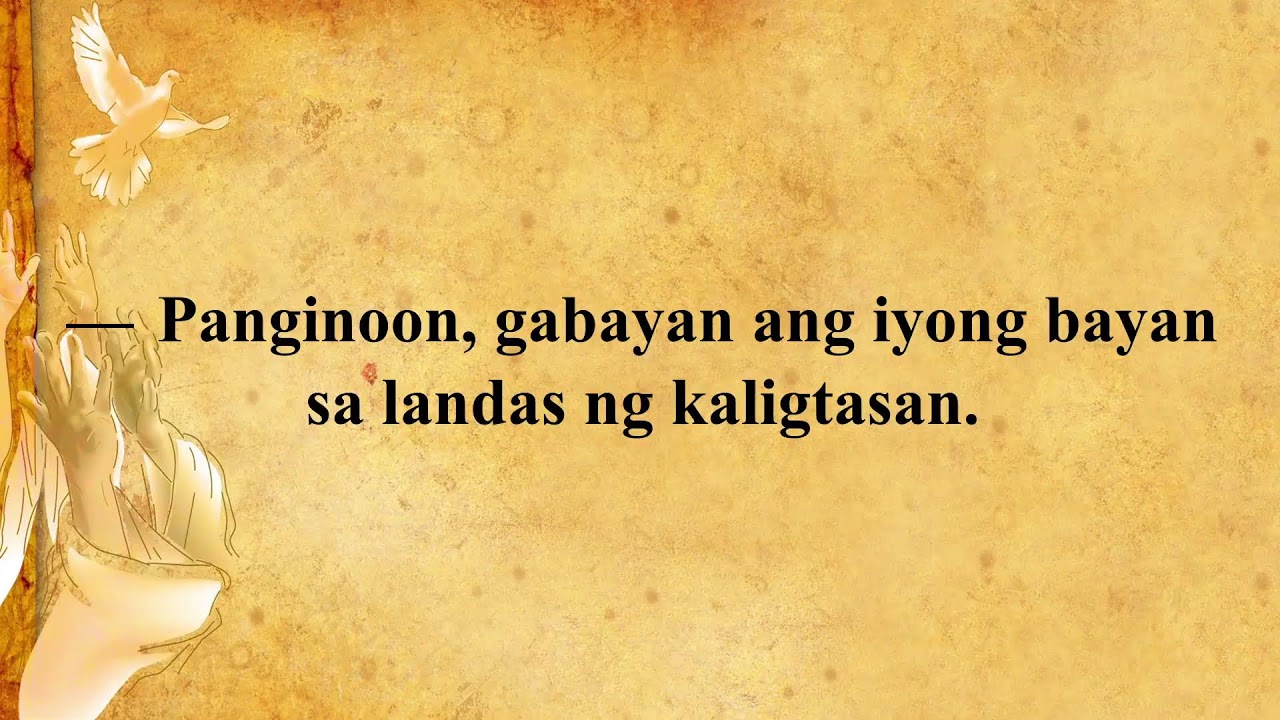 Feb 23, 2026 | 7 a.m. -  Lunes sa Unang Linggong Apatnapung Araw na Paghahanda