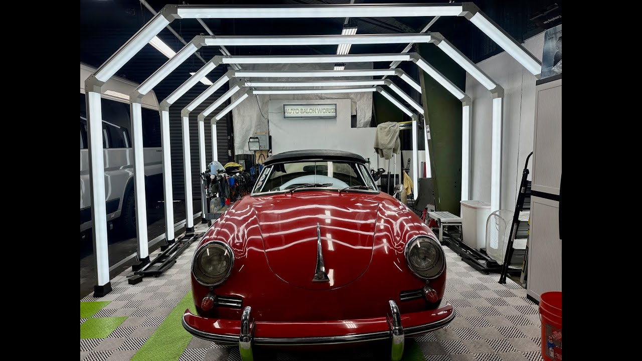 ASMR detailing video of 1960 Porsche 356A