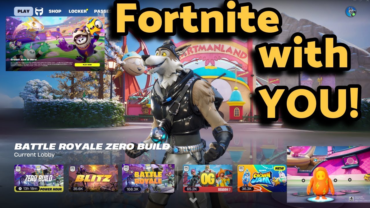 Join in on the fun!!  ⚔️ Fortnite Squads with Viewers