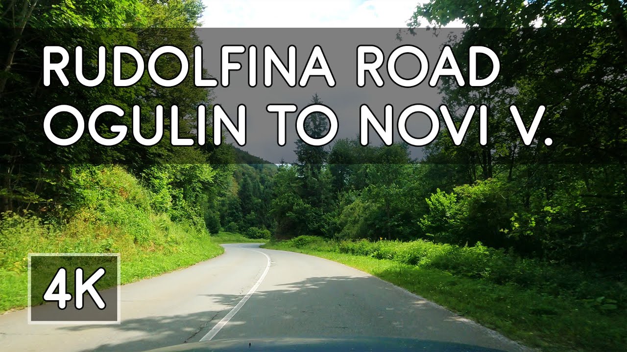 Road Trip - Historic Roads in Croatia (Pt.5): Rudolfina Road - Ogulin to Novi Vinodolski - 4K UHD