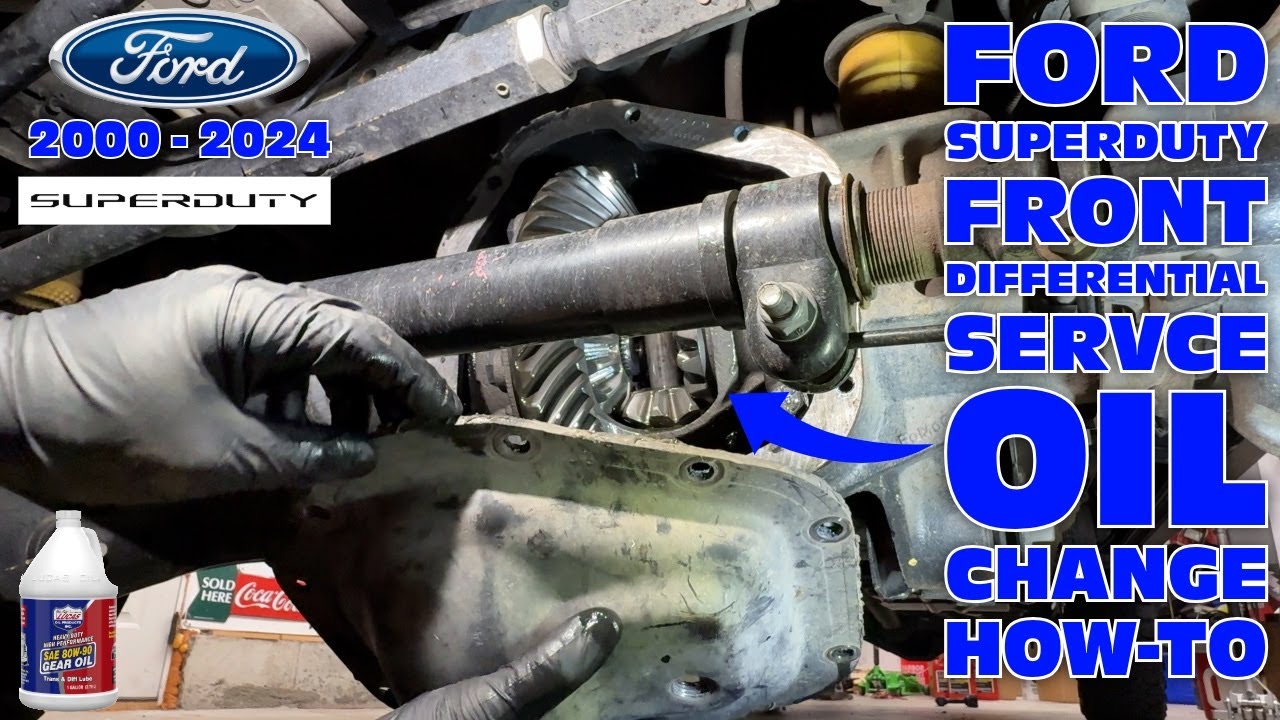 Инструкция по замене масла в переднем дифференциале Ford Superduty 2001–2024 гг.